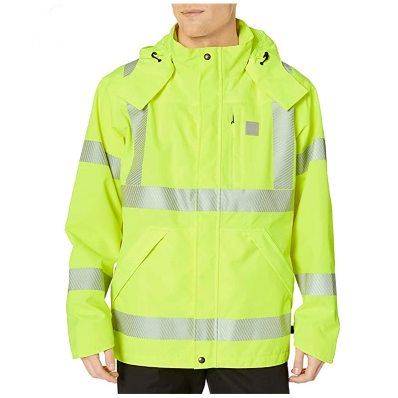 High Vis Security Safety Bomber Uniforms Construction Workwear Coveralls for Mens