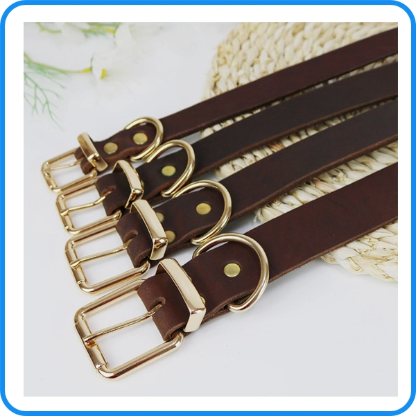 Pet Product Leather Pet Dog Collar Factory Wholesale/Supplier