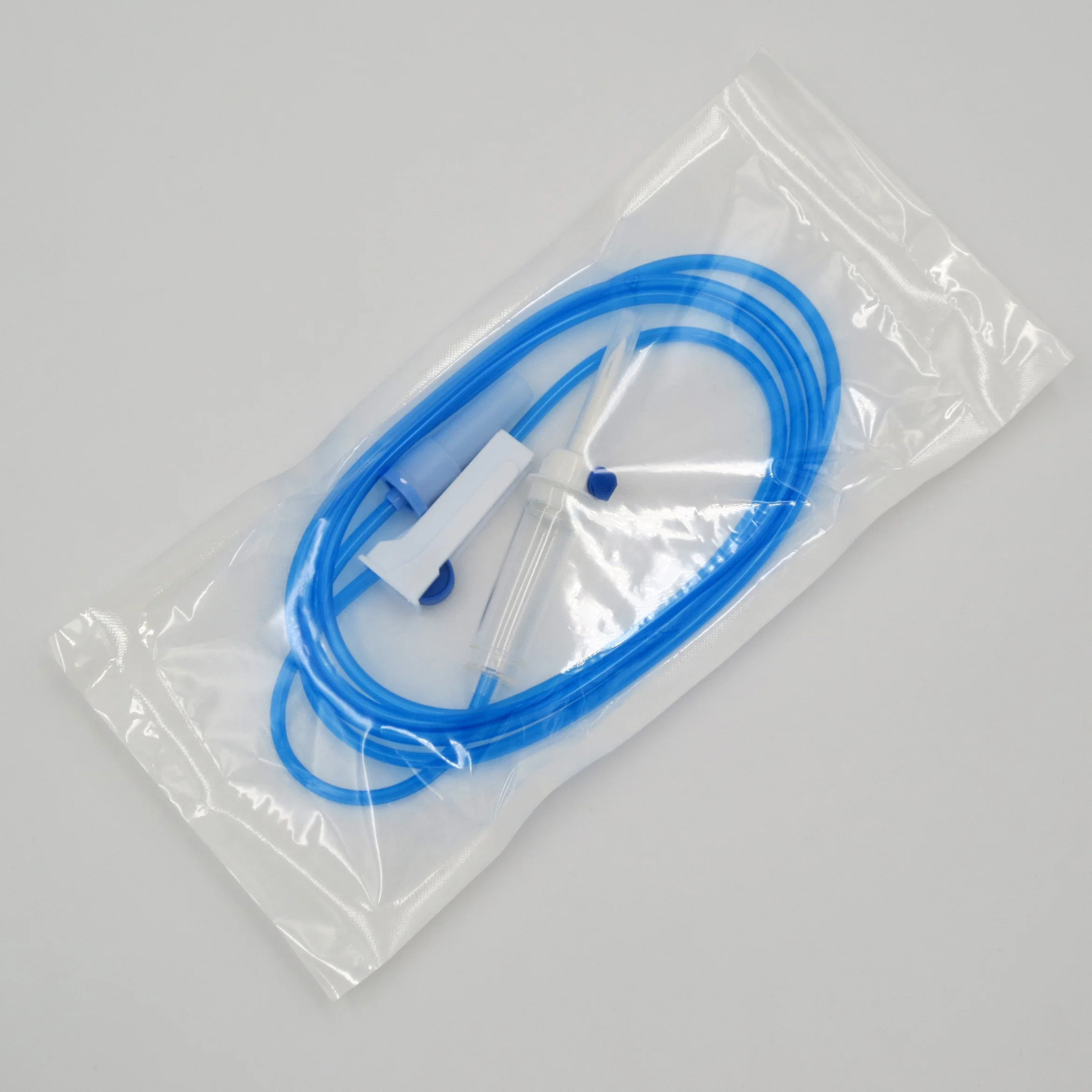 Sterile Infusion Set, Luer-Lock, Tube Length 150 Cm, Semi-Transparent, Filter, CE&ISO13485