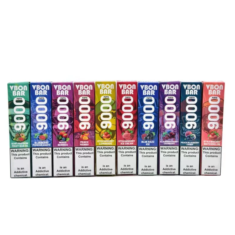 Wholesale/Supplier 30+ Flavors 9K Puff Vbon Bar E Cigarette Device