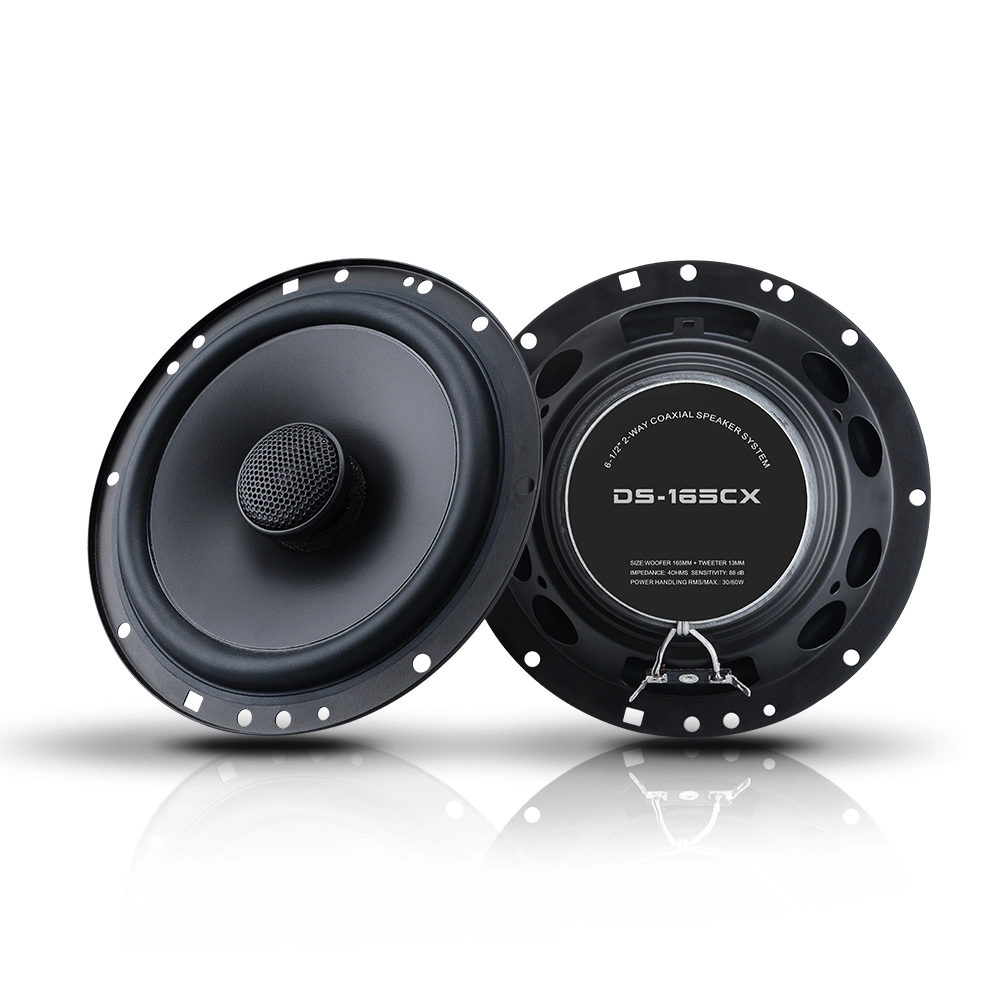 La calidad de sonido HiFi Actualización del sistema de audio del coche Cesta de acero de 6.5 pulgadas Woofer coaxial Tweeter con altavoz coaxial