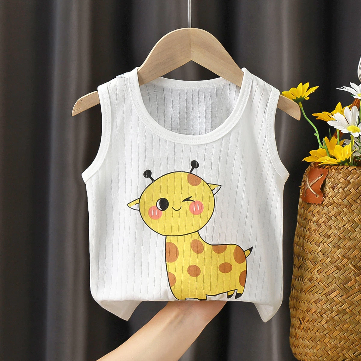 Children's Clothing Class a Pure Cotton Children's Sling Baby Inner Wear