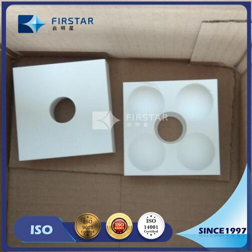 92% Alumina Weldable Mushroom Hump Wear Resistance Ceramic Lining