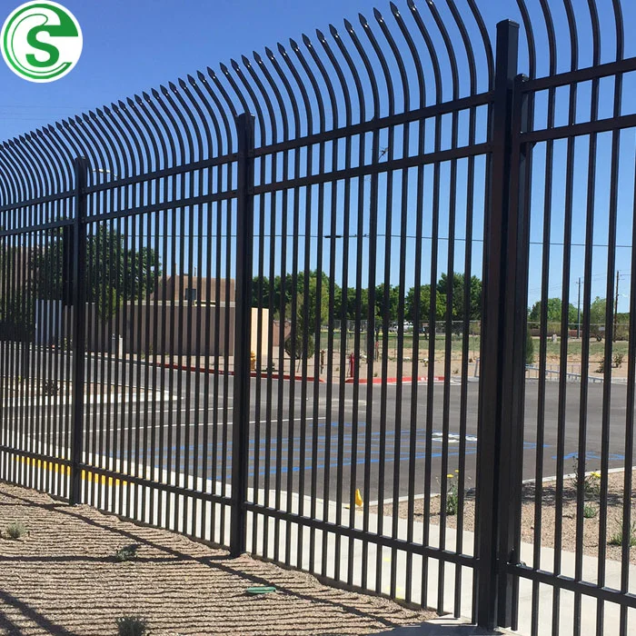 3rails Powder Coated Antirust Steel Fence Garrison Fencing