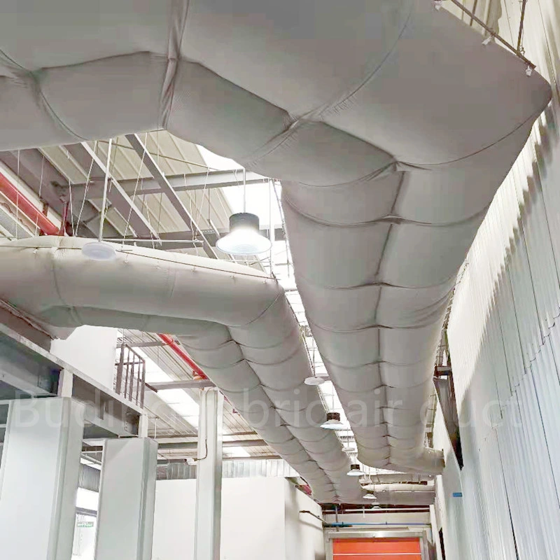 precio de fábrica tubo de distribución de aire A2/B1 Clasificación de incendios aislamiento térmico Aire Conducto