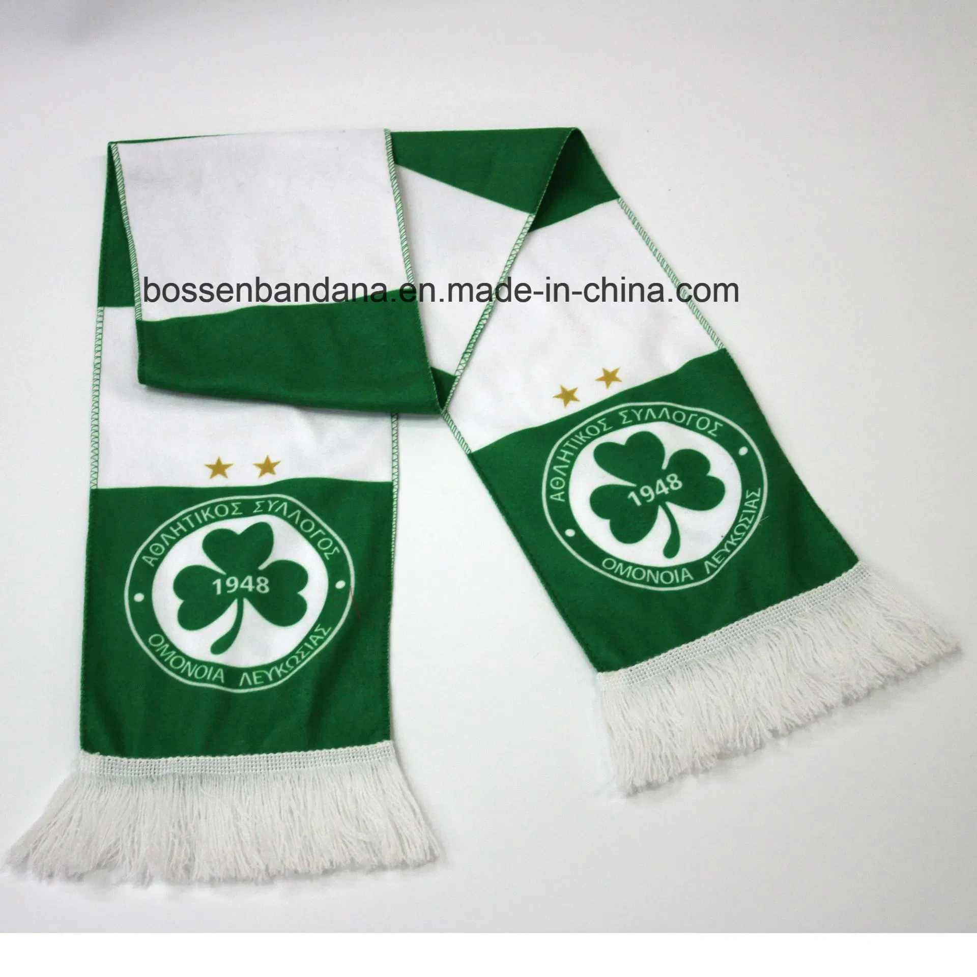 OEM Customized Polyester Cotton National President Election Supporters Printed Scarf