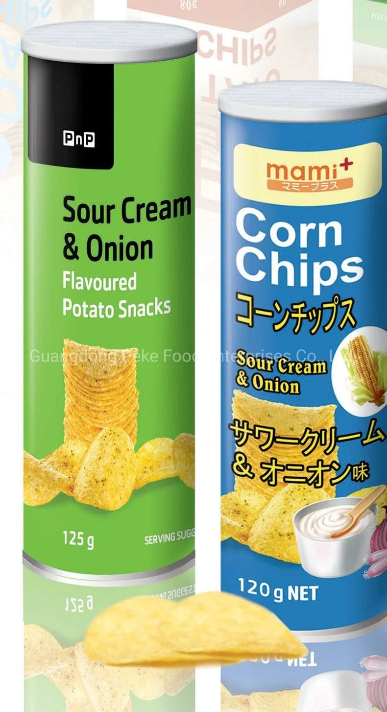 Canned Potato Chip Snacks with Customized in Any Sizes with Packages