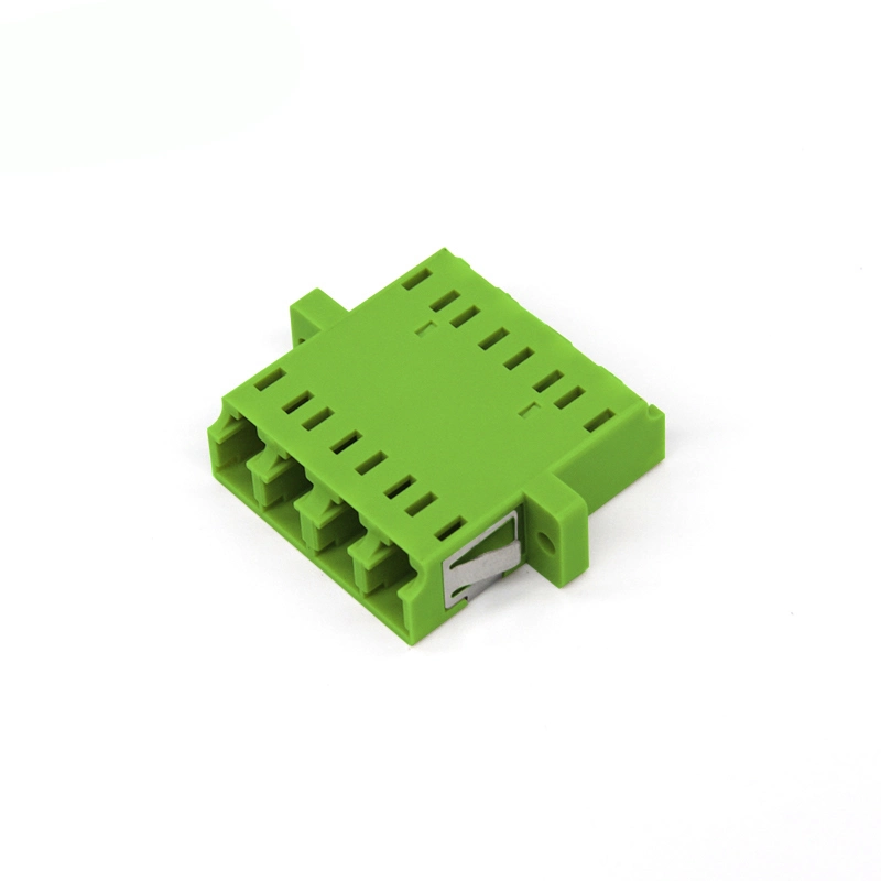 Fiber Optic LC Quad 4core Lime Green Om5 Adapter