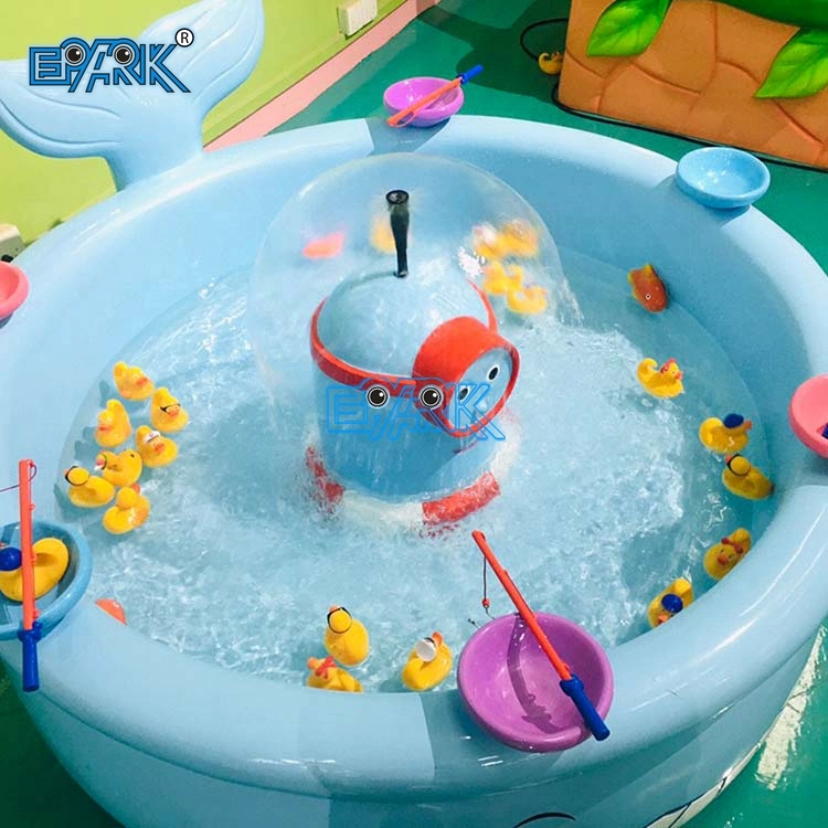 Blue Whale Pond Battery Operated Fishing Game Baby Fishing Toys Play Water Children's Fishing Pool
