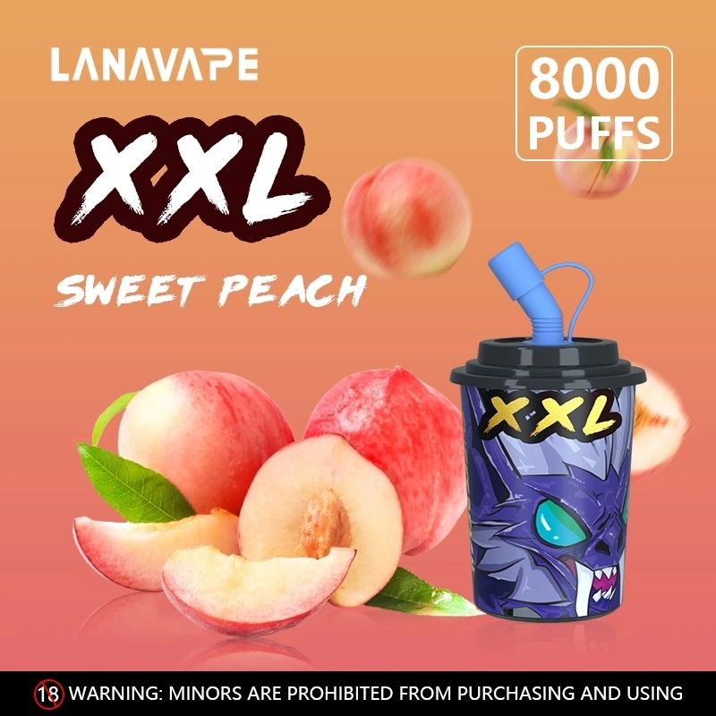 Venda por grosso Lana XXL borlas para 8000 e descartáveis-Cigarros Lana Bar Vape Pen no preço de fábrica