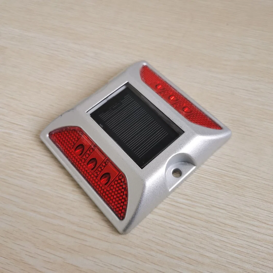 High Brightness LED Solar Aluminium Raised Pavement Markers with Long Battery Life for Road Safety