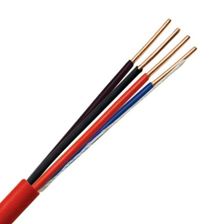 UL1424 listado 2core 4core 12AWG 14AWG 16AWG 18AWG 22AWG 24AWG Resistência ao fogo de segurança torcido impermeável LSZH PVC casaco blindado/não blindado fogo Cabo de alarme