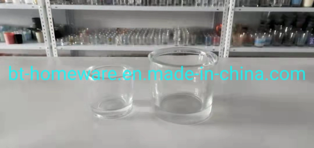 8oz/275 Ml Clear Glass Thick Wall Cup Jar Holder for Candle