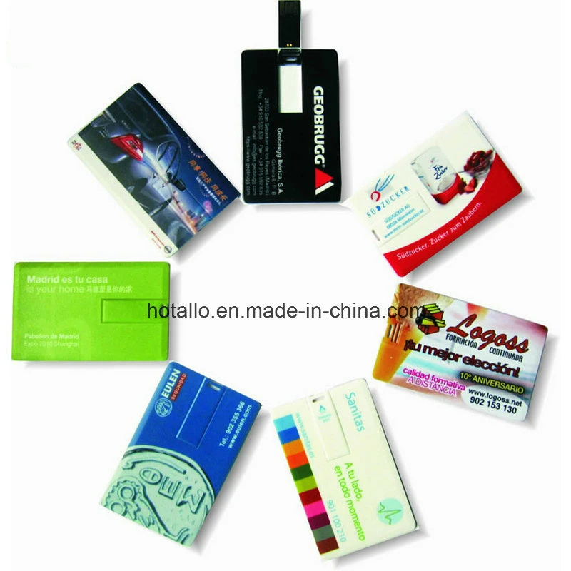 Promotion Gift with Logo Plastic Card USB Flash Drive