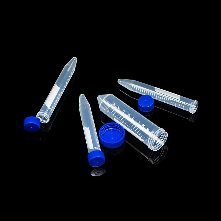 Rna &amp; DNA Free, Highly Transparent Medical Grade Polypropylene Centrifuge Tubes 15ml 50ml Gamma Sterile