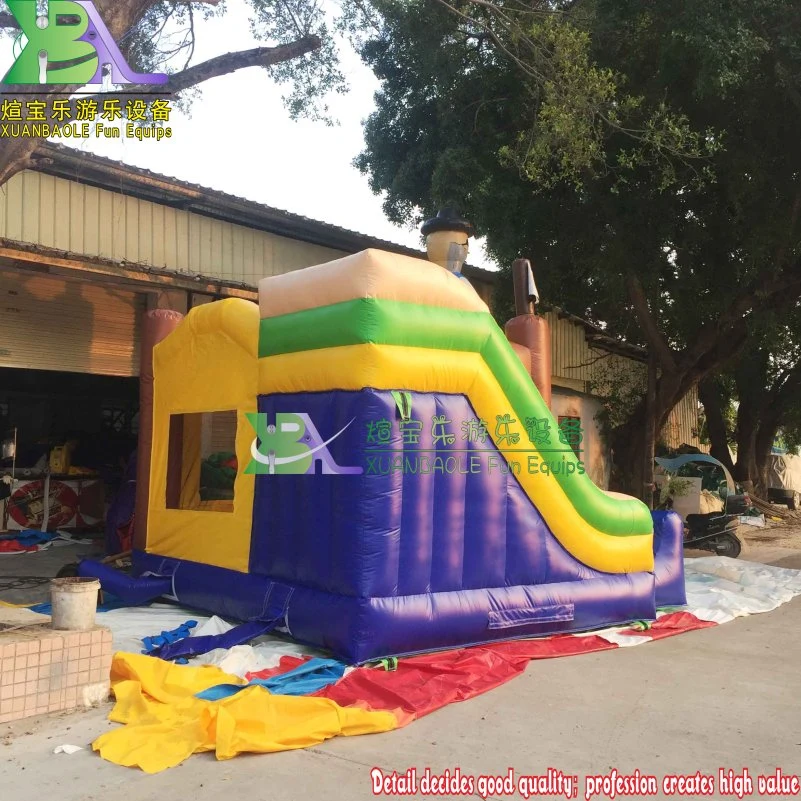 Original Design 3 in 1 Jumping Pirate Combo Bouncer, Rental Business Inflatable Castle Combo with Slide