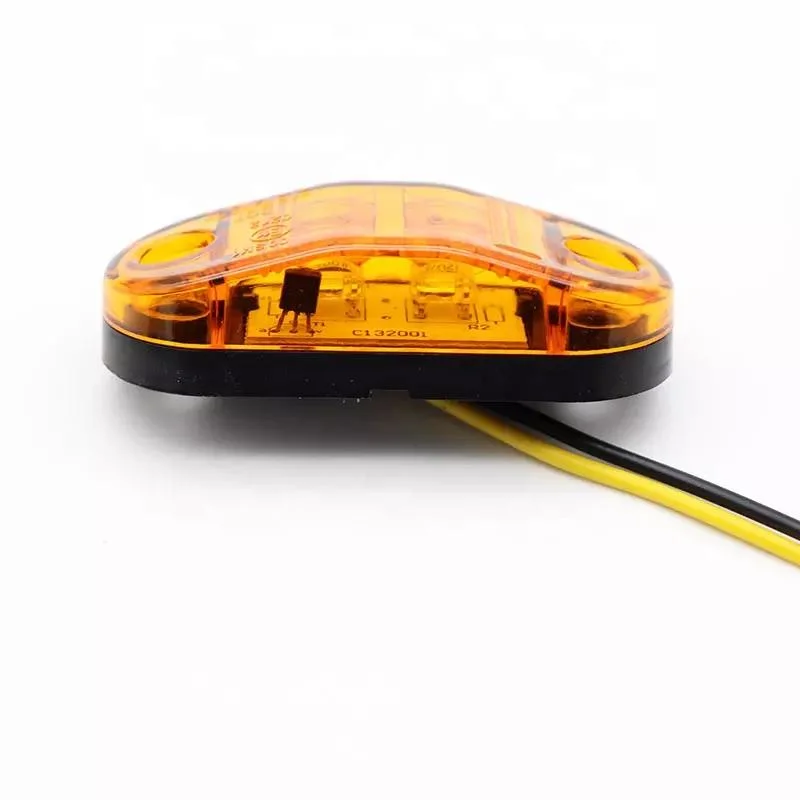 Candy Colors 2.6 Inch Exterior Side Marker Lamp Truck Trailer Van Cars Indicator Turn Signal LED Light 12V 24V