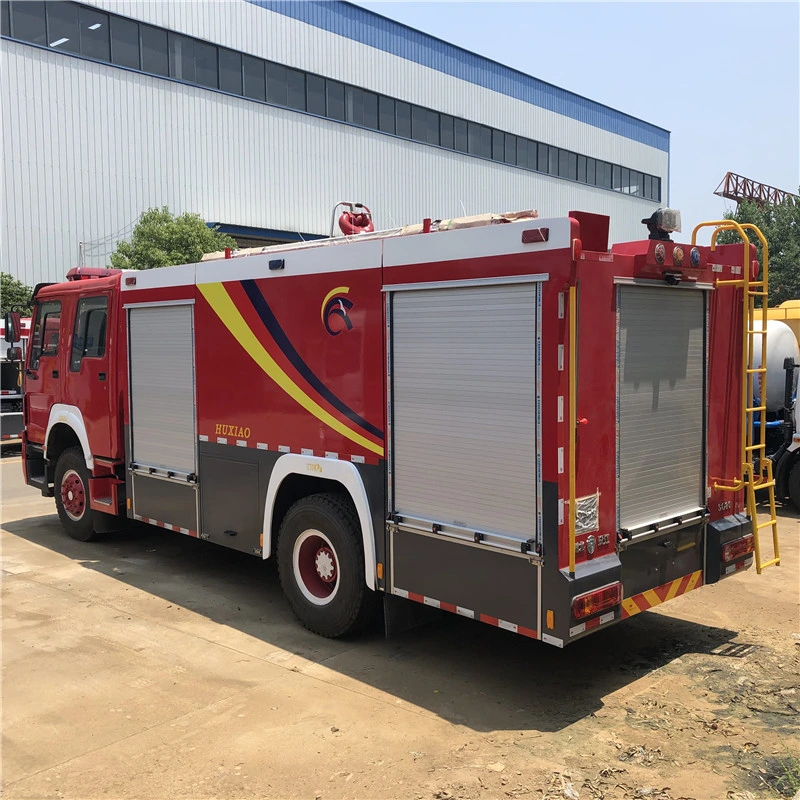 10 Tons to 12 Tons Sinotruck HOWO Fire Extinguisher Foam Tank Dry Powder Tank Water Tank Fire Fighting Truck