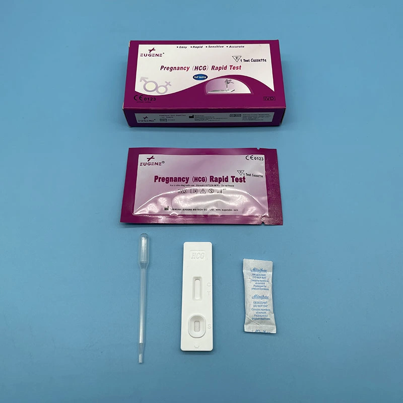 HCG Prueba rápida de alta calidad para el embarazo HCG Test rápido