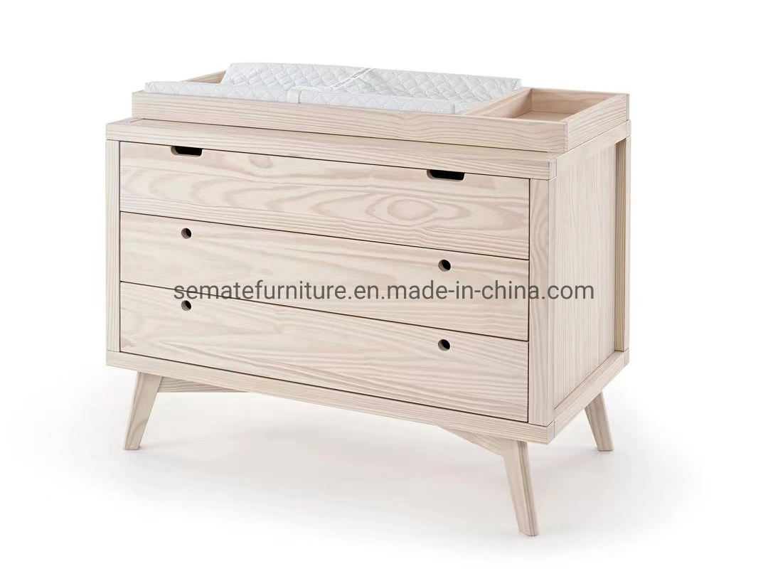 Wholesale/Supplier Wooden Furniture Changing Table Storage Drawer Cabinet for Babies/Crib