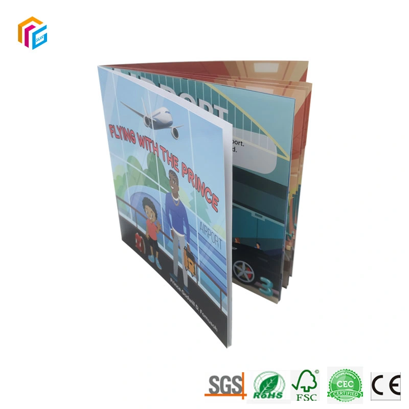El cartón barato de alta calidad de impresión impresión de libros de la Junta de ultramar en la demanda de libros Libro de los Niños Los niños