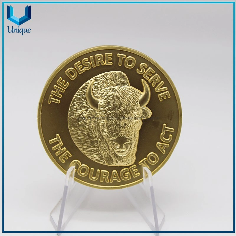 تصميم مخصص 3D Canine الميدالية Coin، طباعة فوق البنفسجية على 3D Antique Brass Die Cast التذكاري هدايا الجائزة