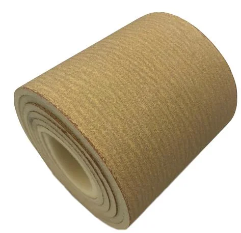 115mm*25m Yellow Sponge Backed Sand Paper Roll for Painting Removal