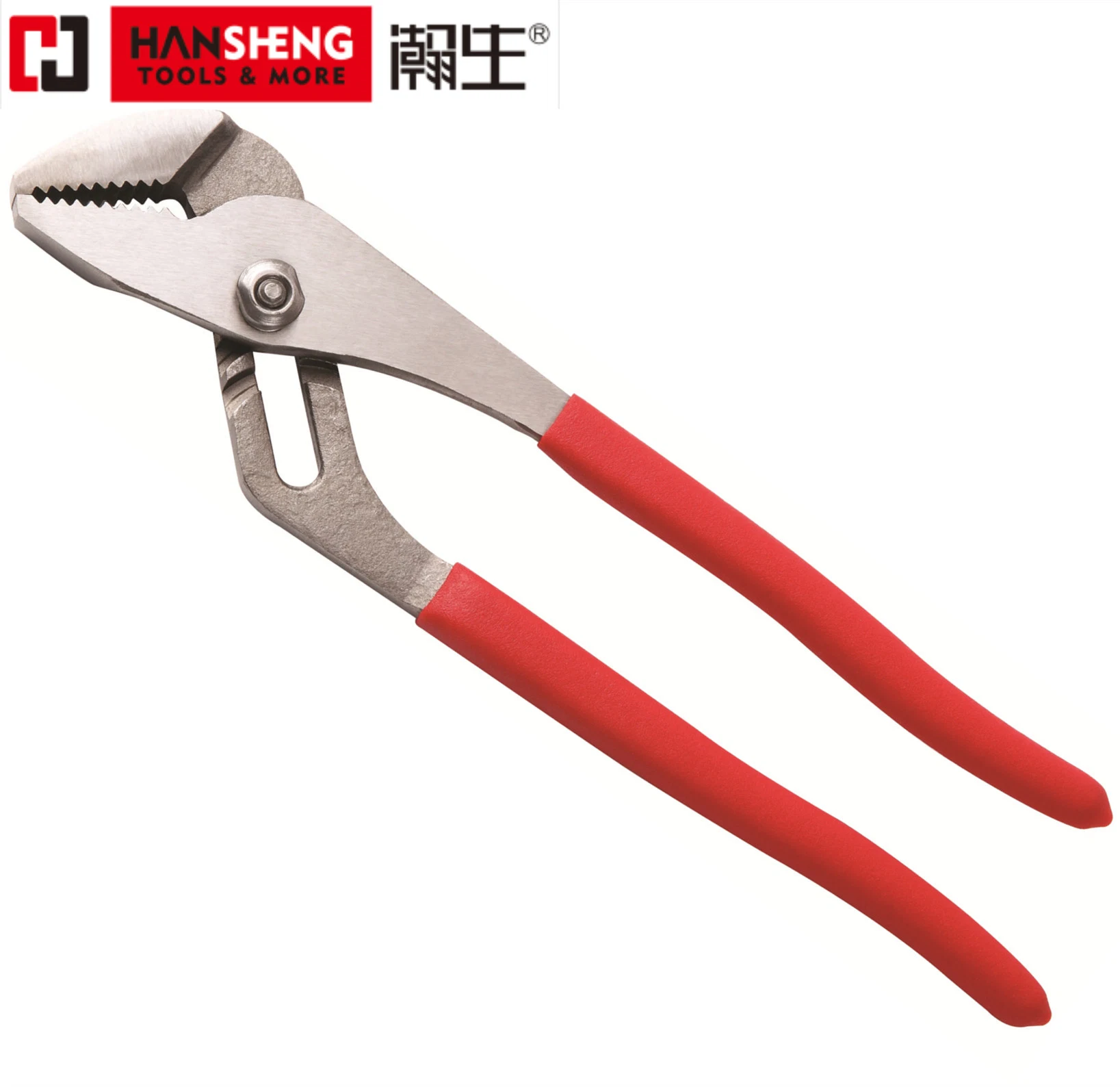 Professional Hand Tools, Made of CRV, High Carbon Steel, Water Pump Pliers, Groove Joint Pliers, Pear-Nickel Plated