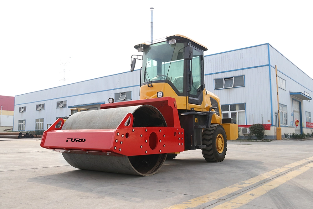 6 Ton Single Drum Roller Vibrationswalze Straße Baumaschinen Optionale Klimaanlage