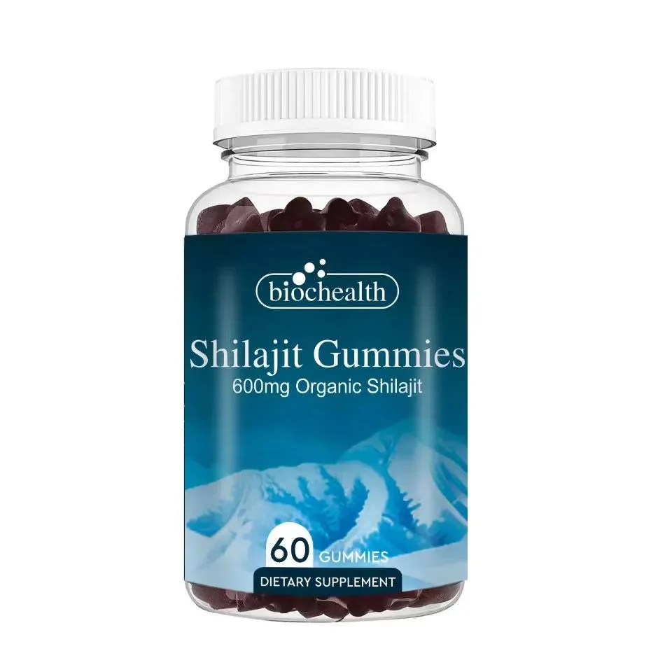 OEM Orgánico Shilajit Gummies vitaminas Himalayas Puras con Lions Mane Y L-Theanine Super nootropic Gummy