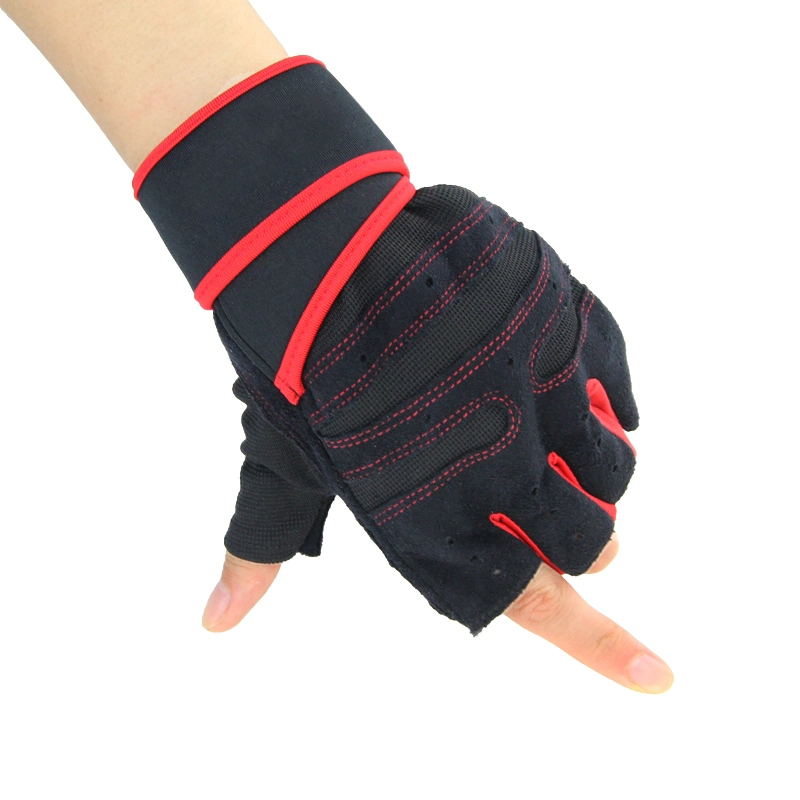 Boxing Weight Lifting Gloves with Wrist Wraps Support for Powerlifting, Cross Training, Fitness