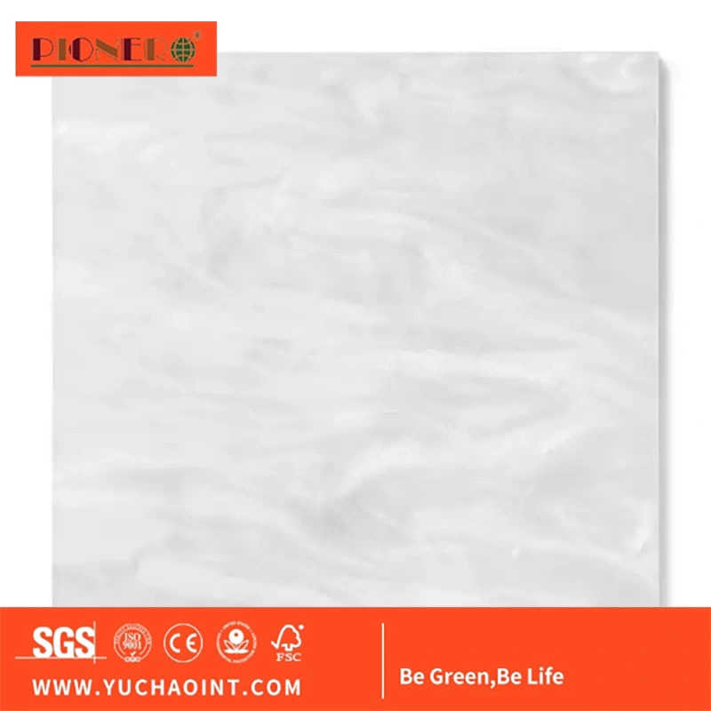 Decoration Moistureproof Waterproof High Gloss Marble Plastic Rock Surface Wallboard Bathroom WPC Spc PVC Wall Board PVC Marble Sheet