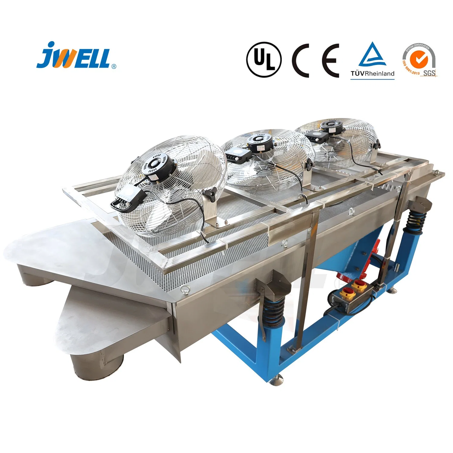 Jwell Corn Starch Granules Biodegradable PLA Plastic Recycling Biodegradable Compounding Extruder