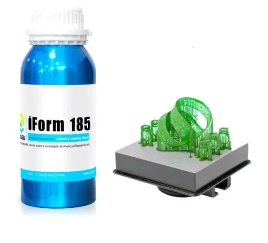 High quality/High cost performance Jewellery Casting Resin for LCD 3D Printer Like Most Wax Casting UV-Curing Resin 405nm Photosensitive Liquid Transparent Green 500g