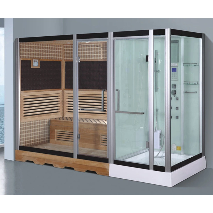 Outdoor Kit Steam Generator Infrared Bathroom Bath Shower Wood Dry Wet SPA Sauna and Steam