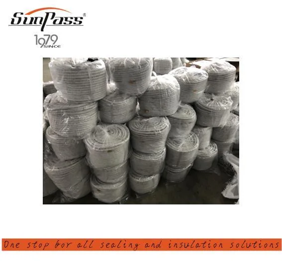 Ceramic Fiber Round Braided Rope for High-Temperature Insulation