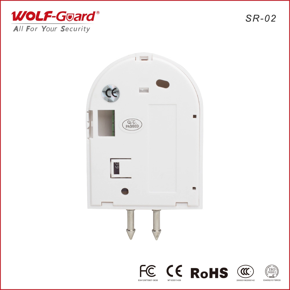 Wireless 433MHz del sensor de fuga de agua para el sistema de alarma GSM de fugas con cables de prueba del sensor de alarma de nivel de agua ofrecen directamente de fábrica de control remoto