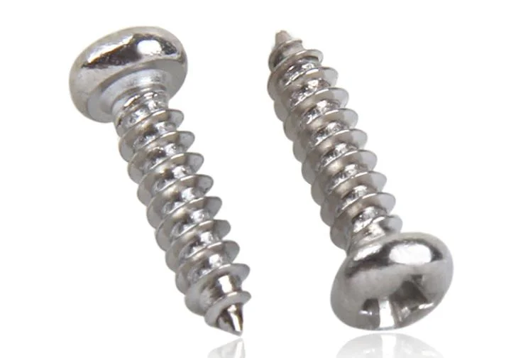 Cross Recess Pan Head Self-Tapping Screw Stainless Steel Round Head Self-Tapping Screw