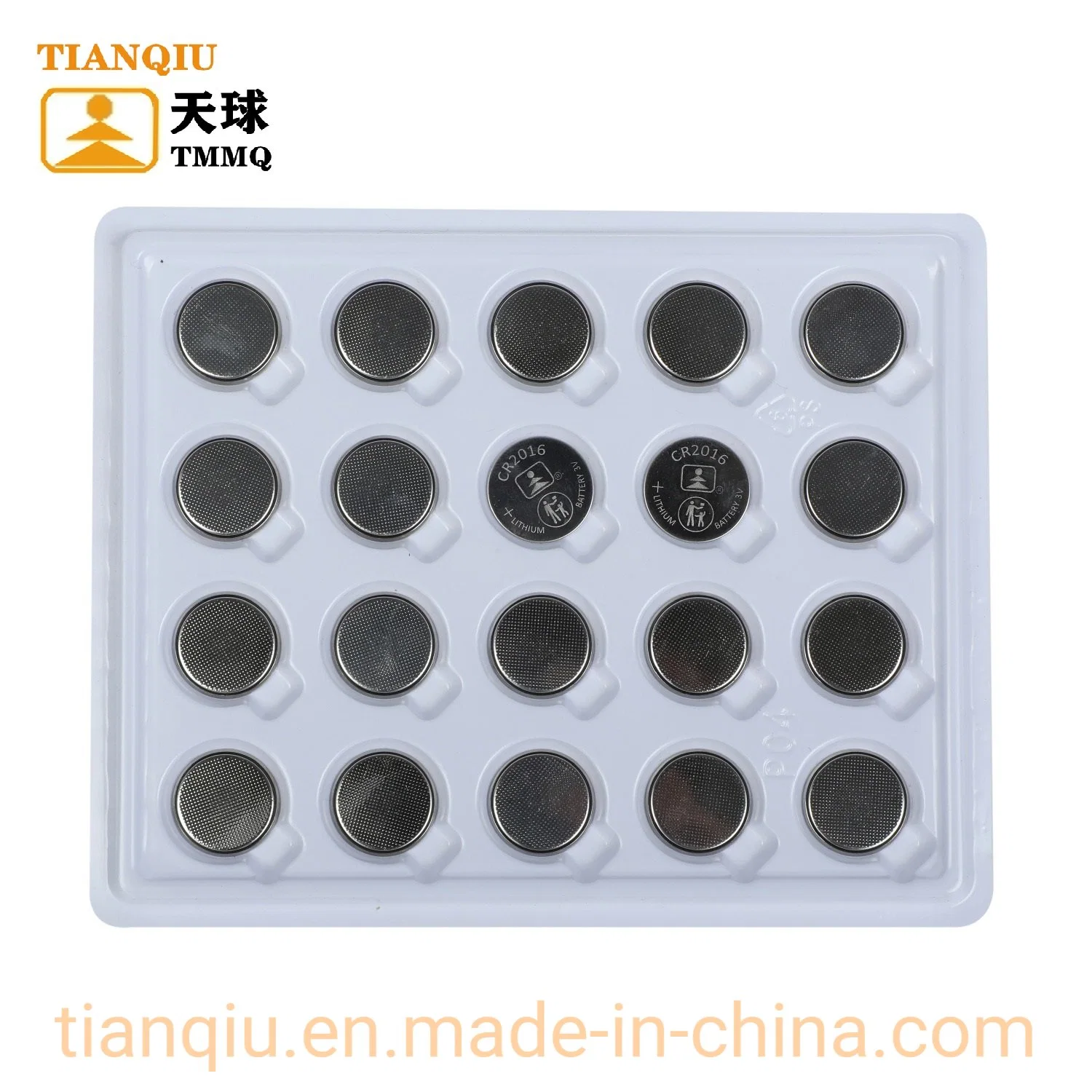 Tianqiu Cr2016 Button Cell Battery 3V Lithium Dry Battery Factory Reloj Pilas