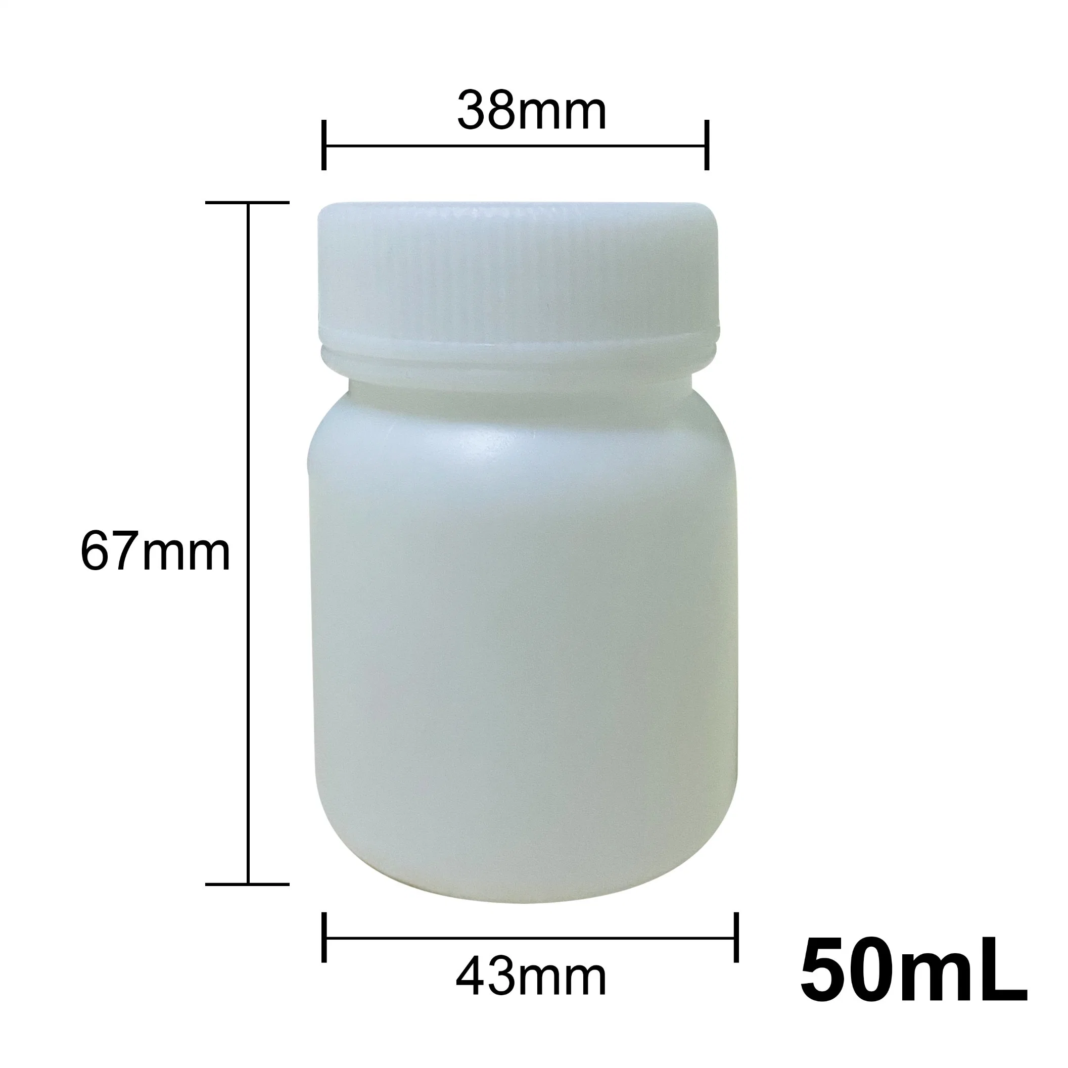 Alta calidad 100ml 120ml frascos de vidrio Farmacéuticos Frosted medicamento vacío Cápsula Píldoras de botella botella con tapones de color