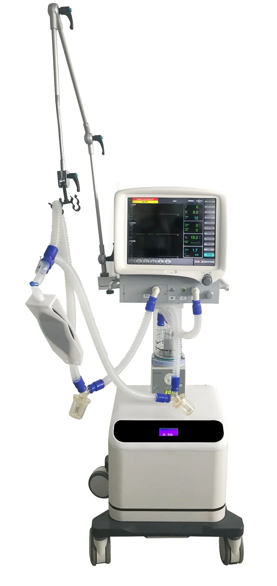 Ventilador de pulmón de la máquina de respiración de la ICU Respirador médico