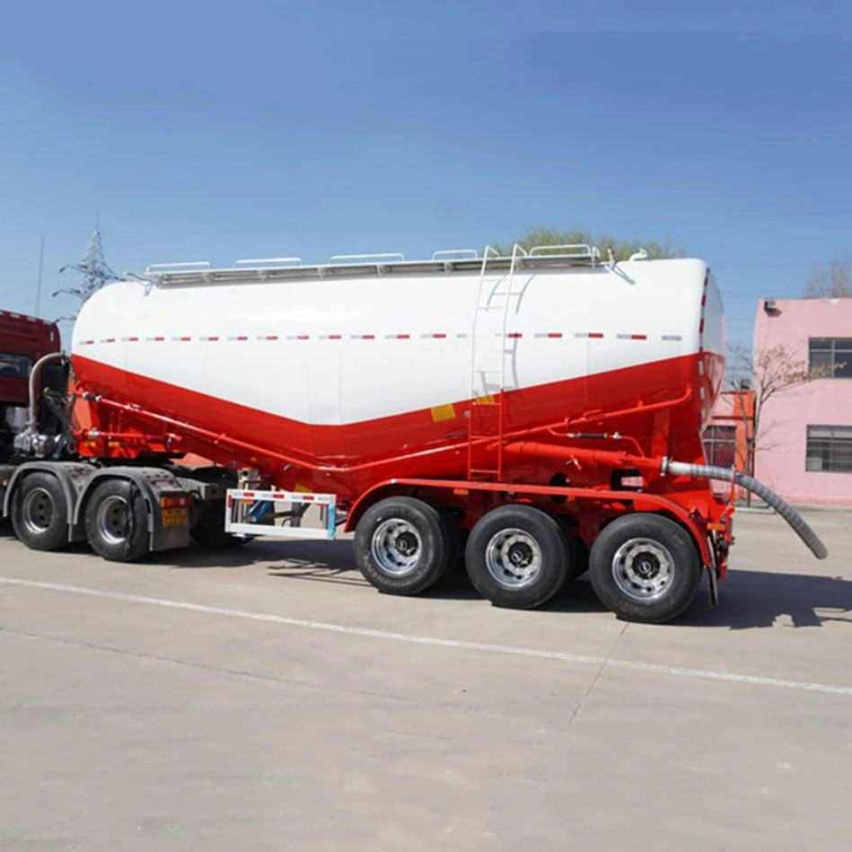 3 essieu 30m3 vrac ciment Fly Ash/poudre transport de matériau réservoir