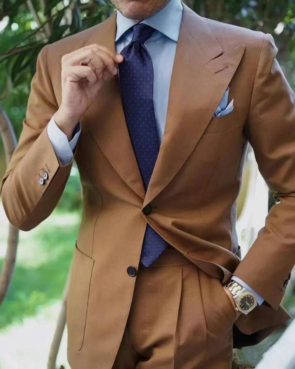 Os homens por grosso de 3 Peças Xale Fatos vestido de lapela Único Botão Personalizado Suit Vestuário Slim