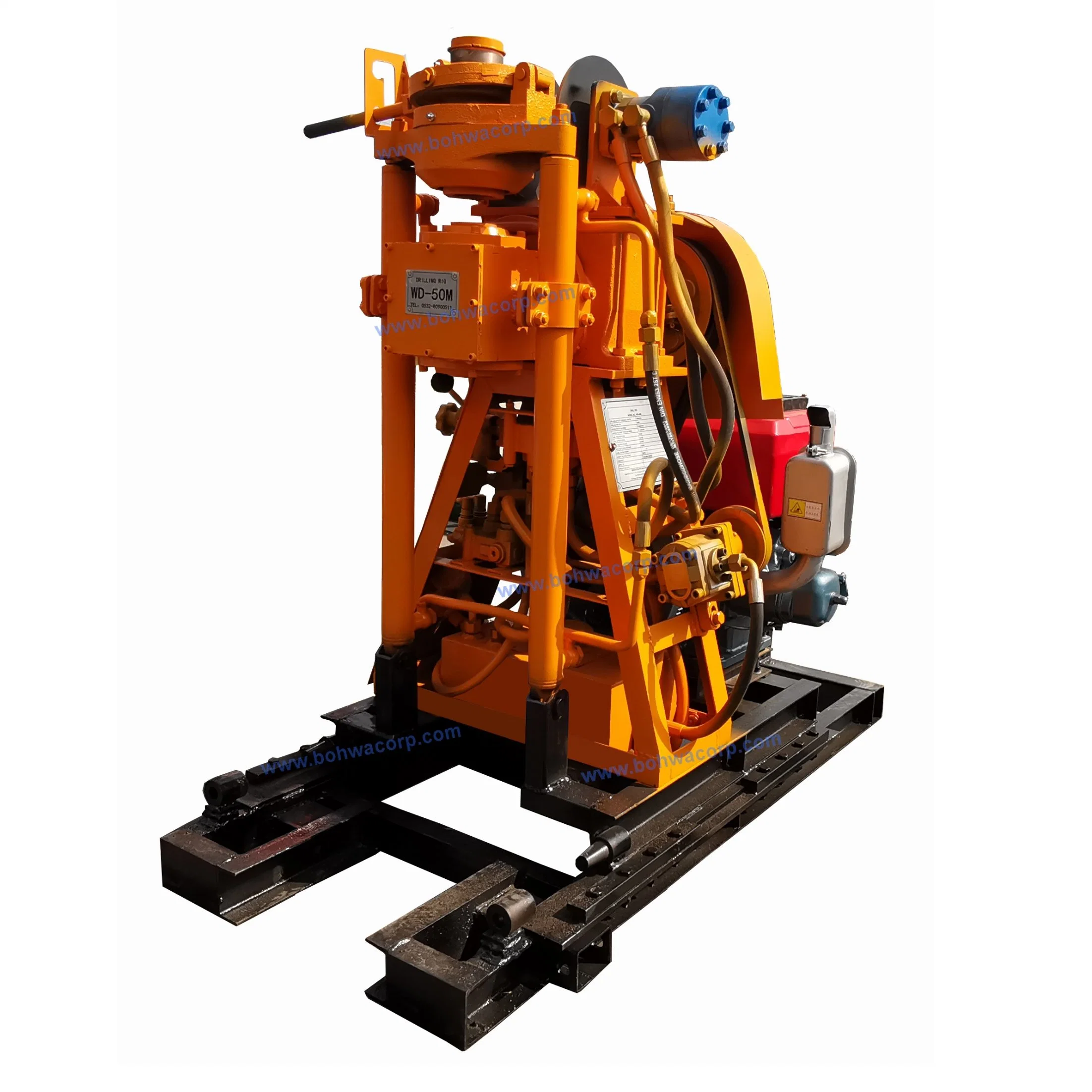 Hydraulic Crawler Chassis with Drill Mast Mine Drilling Rig