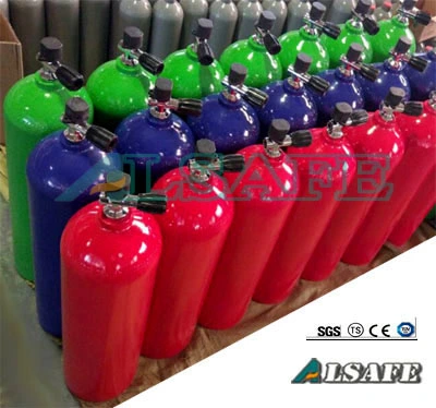 Fabricante de aluminio de 200 bar Wholesale/Suppliers Bucear botellas de aire