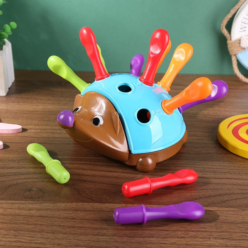 Kids Toys Hedgehog Sorter Toy Toddler Montessori Toy Interactive Game