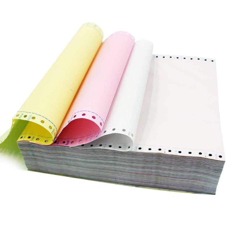 Blank Printed 2 Ply Carbonless Computer Continuous Paper 9.5X11mm for Sale