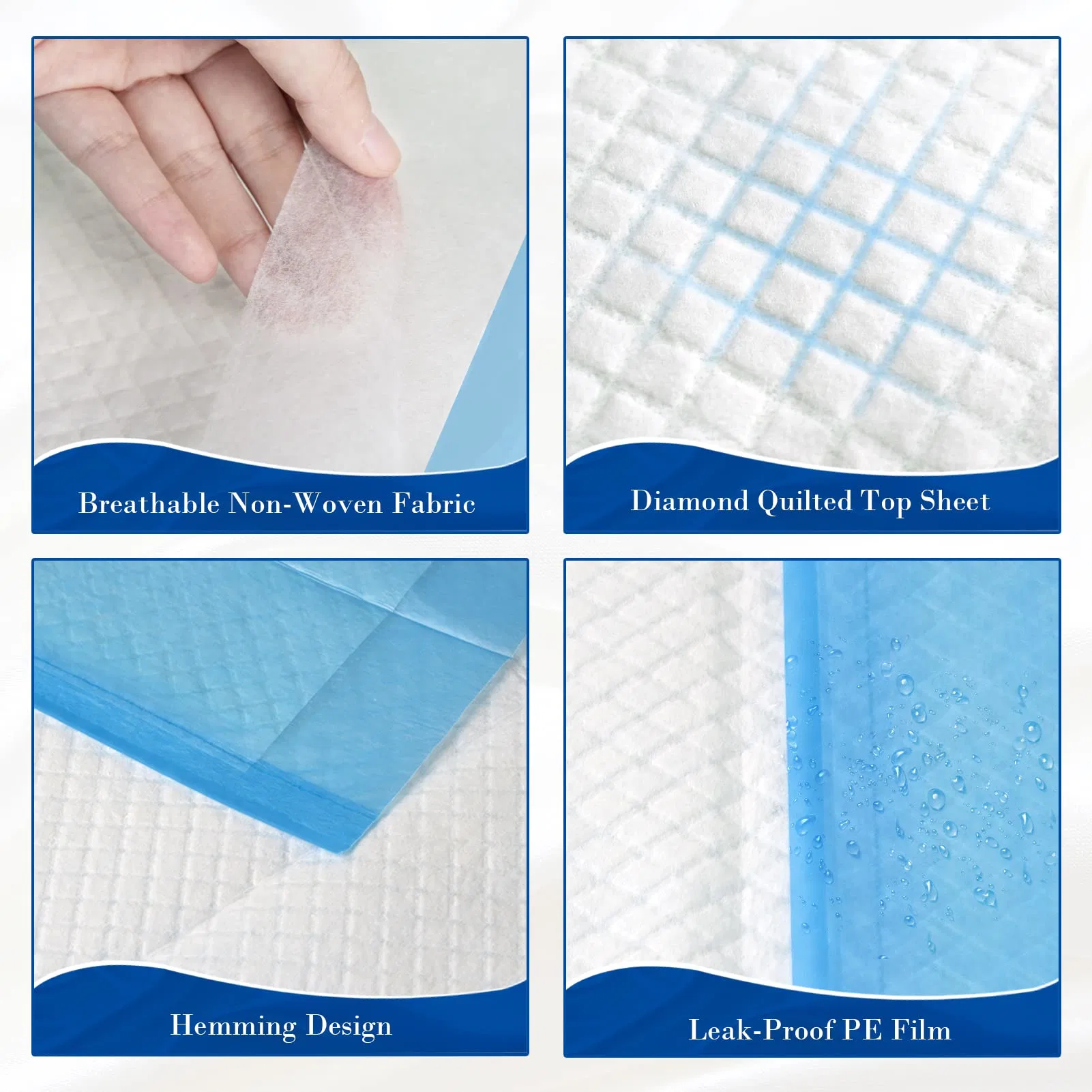 Hot Sale Medical Grade Disposable Incontinence Pads to Protect Sheets