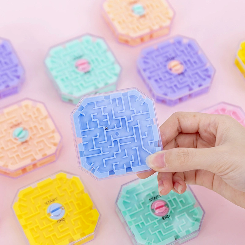 Early Education Puzzle Cube Ten-Sided Maze Ball Game Toy