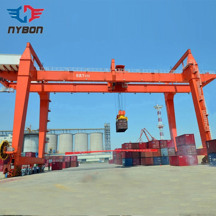 Wharf Double Girder 30 Ton Mobile Container Loading Crane